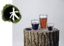 Набор малых стаканов Elements Wood