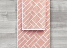 Полотенце махровое Tiler Medium, розовое