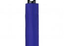 Зонт складной Clevis с ручкой-карабином, ярко-синий