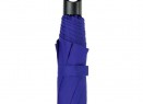 Зонт складной Clevis с ручкой-карабином, ярко-синий