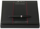 Набор Gear: папка с блокнотом и ручка, черный
