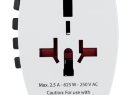 Зарядное устройство S-Kross MUV USB для путешествий, белое