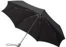 Складной зонт Alu Drop, 3 сложения, 7 спиц, автомат, черный
