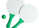 Набор для игры в пляжный теннис Cupsol, зеленый