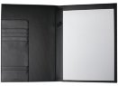 Набор Lapo: папка с блокнотом А4, роллер и флешка 16 Гб, черный