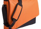 Конференц сумка Unit Messenger, оранжево-черная