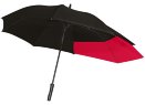 Зонт-трость Fiber Move AC, черный с красным