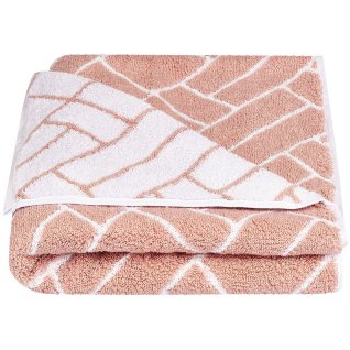 Полотенце махровое Tiler Large, розовое