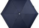 Складной зонт Alu Drop S, 5 сложений, механический, синий