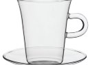 Чашка с блюдцем Glass Duo