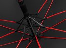 Зонт-трость с цветными спицами Color Style ver.2, красный с черной ручкой
