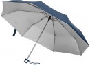 Зонт складной Silverlake, синий с серебристым