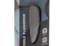 Флешка Pebble, серая, USB 3.0, 16 Гб