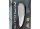 Флешка Pebble Type-C, USB 3.0, светло-серая, 32 Гб