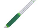 Ручка шариковая Boomer, с зелеными элементами