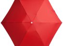 Складной зонт Alu Drop, 4 сложения, автомат, красный